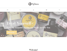 Tablet Screenshot of hipbees.com